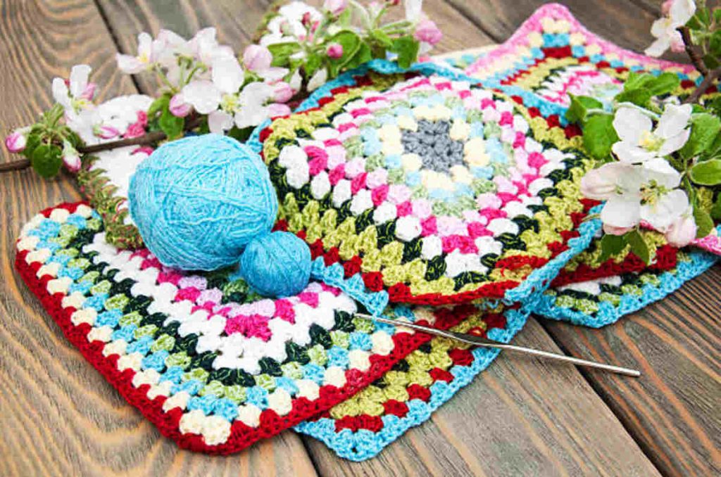 Adding a Flower Granny Square to Your Crochet Project