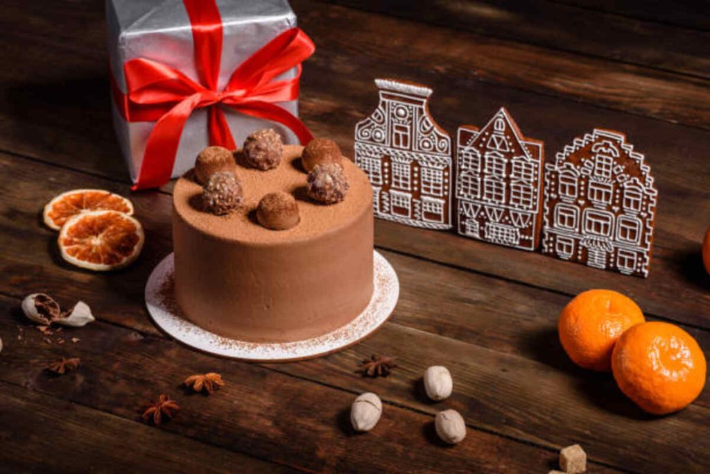 Swiss Chocolate Chalet Cake