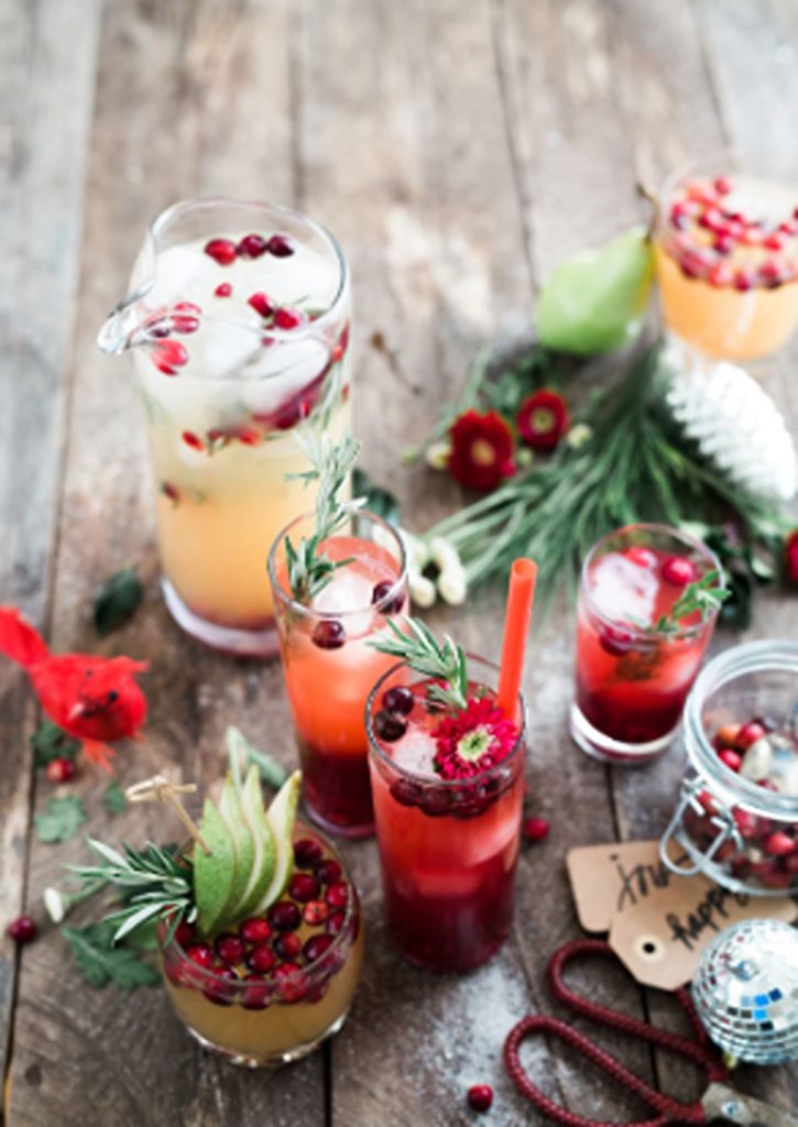 Wine and winter desserts